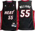 Men’s Miami Heat Jason Williams adidas Black Hardwood Classics Swingman Jersey - image 1