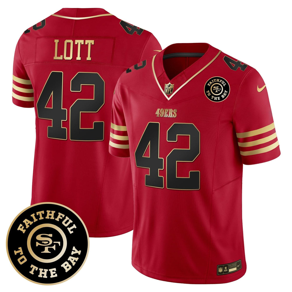 SF Faithful To The Bay Patch Vapor Limited Jersey V7 - image 19