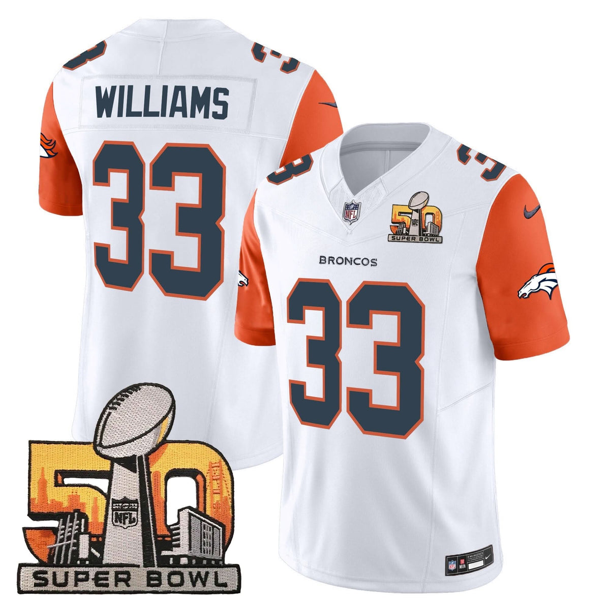 DB Super Bowl 50 Patch Vapor Jersey - image 39
