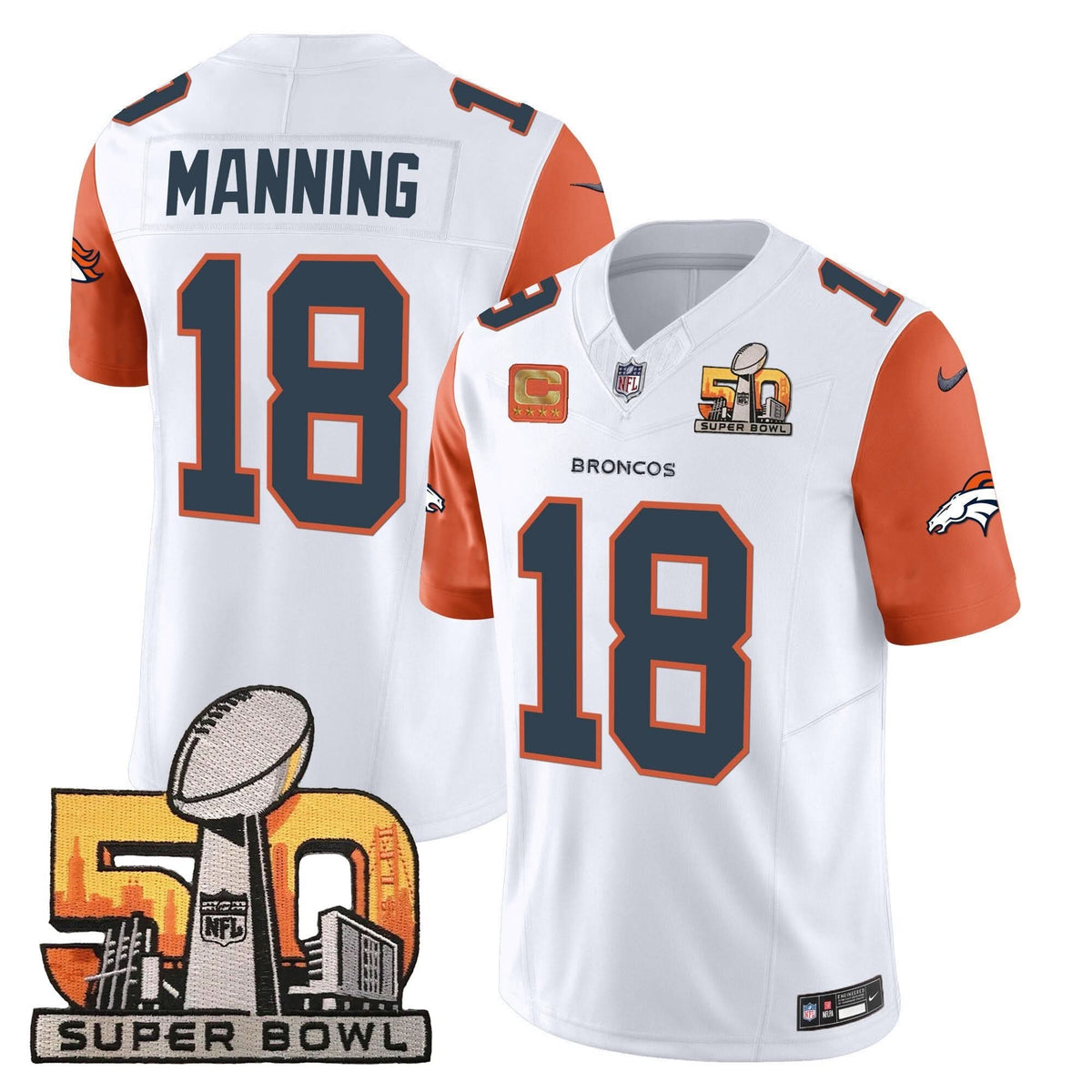 DB Super Bowl 50 Patch Vapor Jersey - image 36
