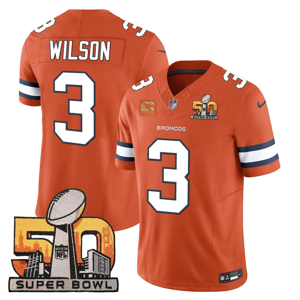 DB Super Bowl 50 Patch Vapor Jersey - image 16