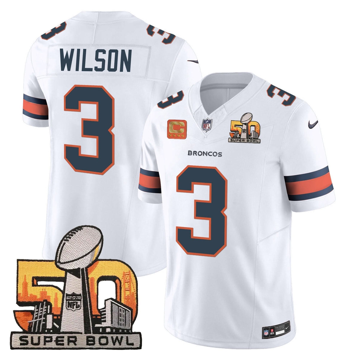 DB Super Bowl 50 Patch Vapor Jersey - image 30
