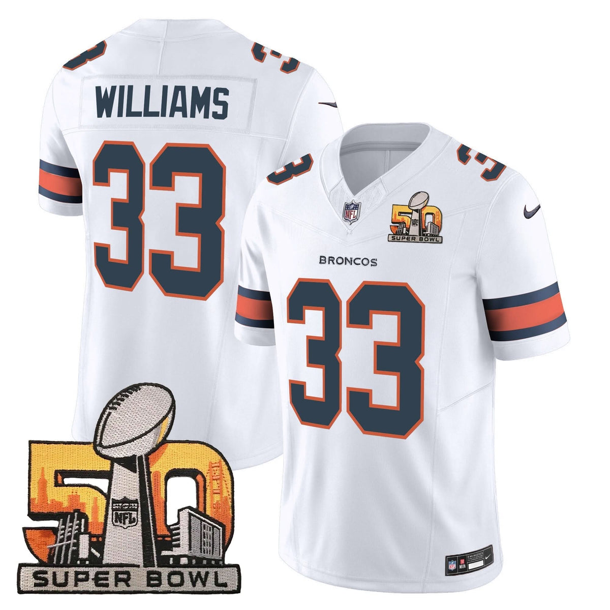 DB Super Bowl 50 Patch Vapor Jersey - image 32
