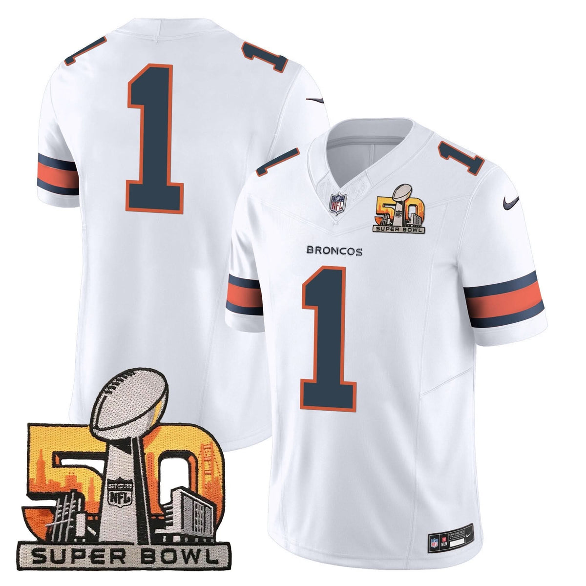 DB Super Bowl 50 Patch Vapor Jersey - image 35