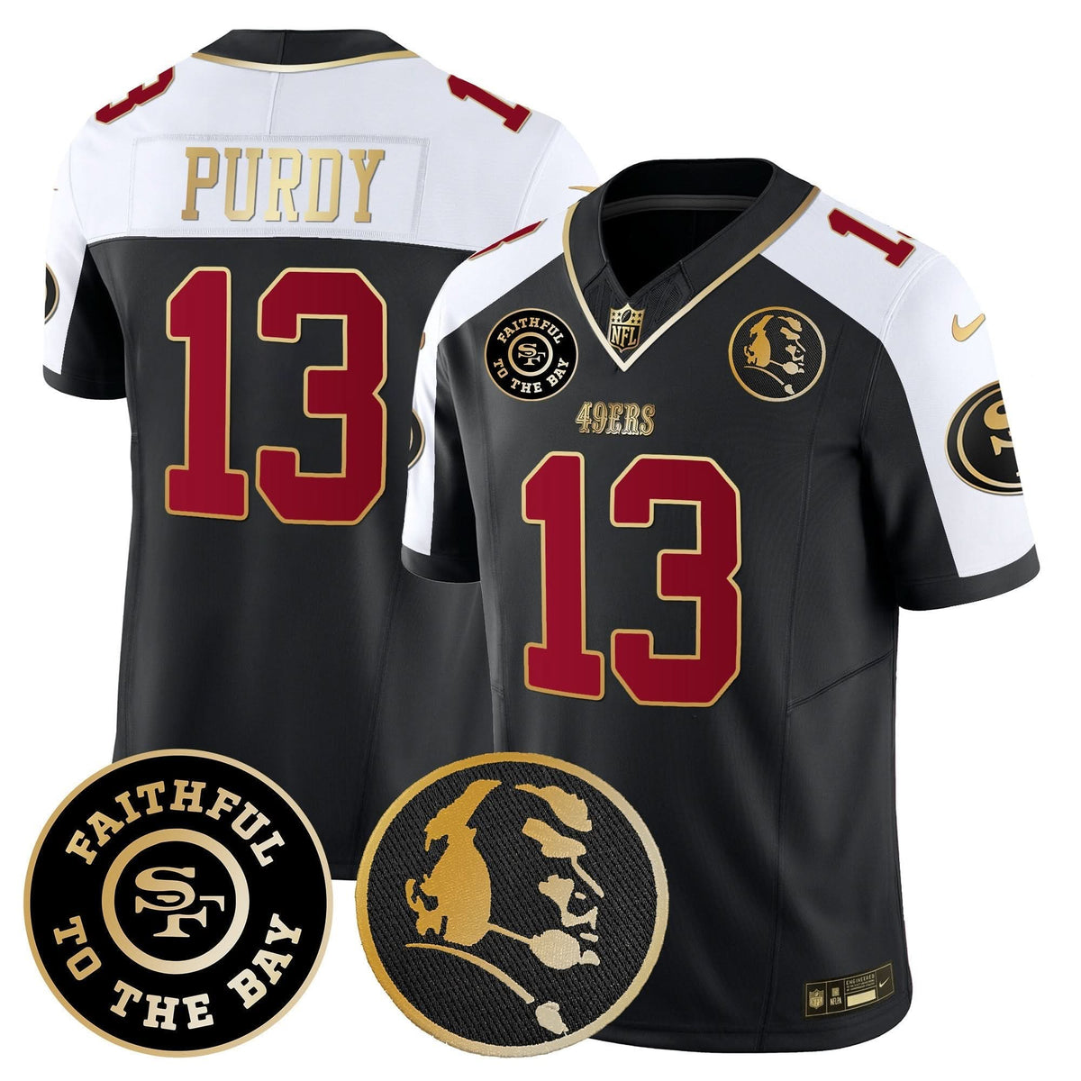 SF Faithful & John Madden Patch Vapor Jersey - image 3