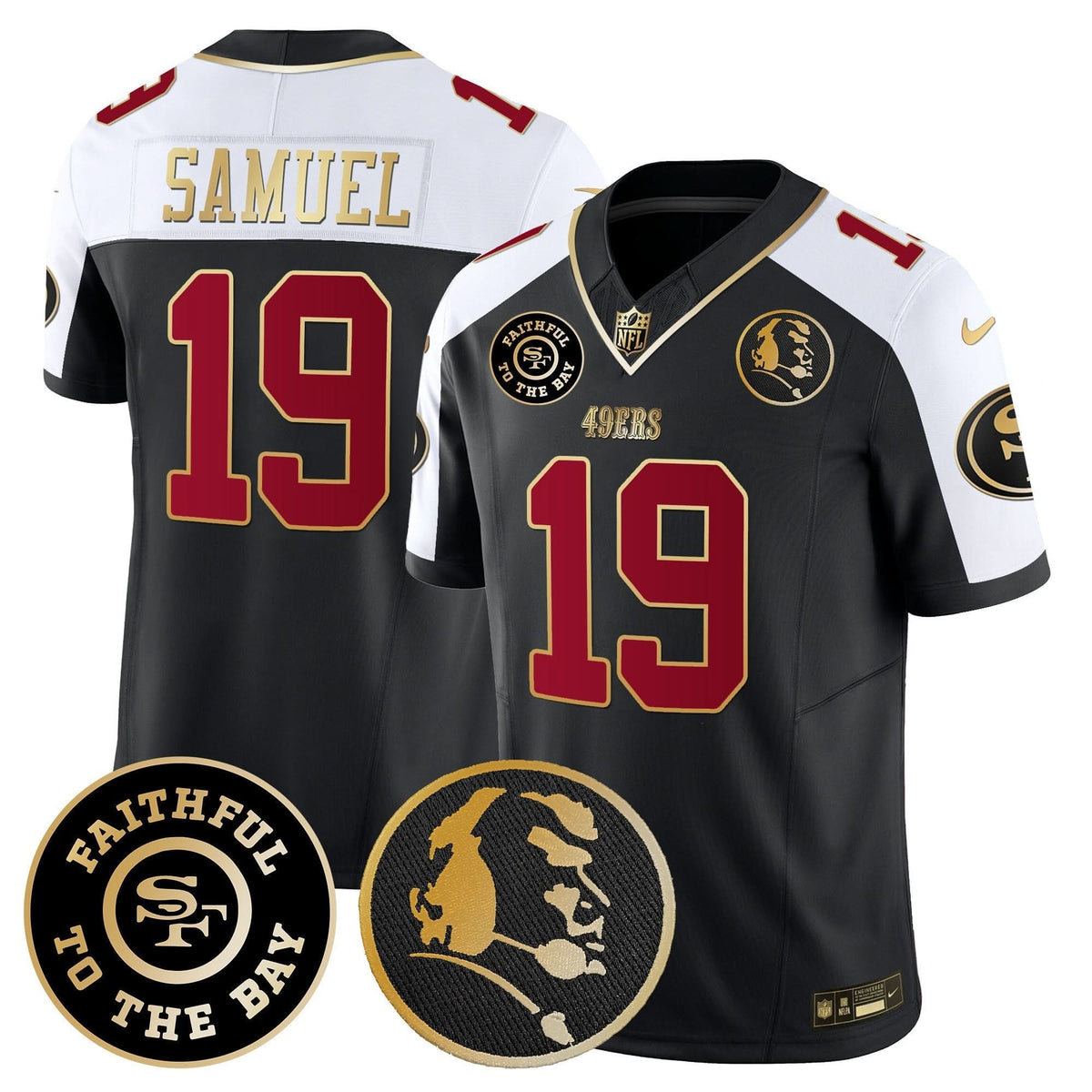 SF Faithful & John Madden Patch Vapor Jersey - image 2