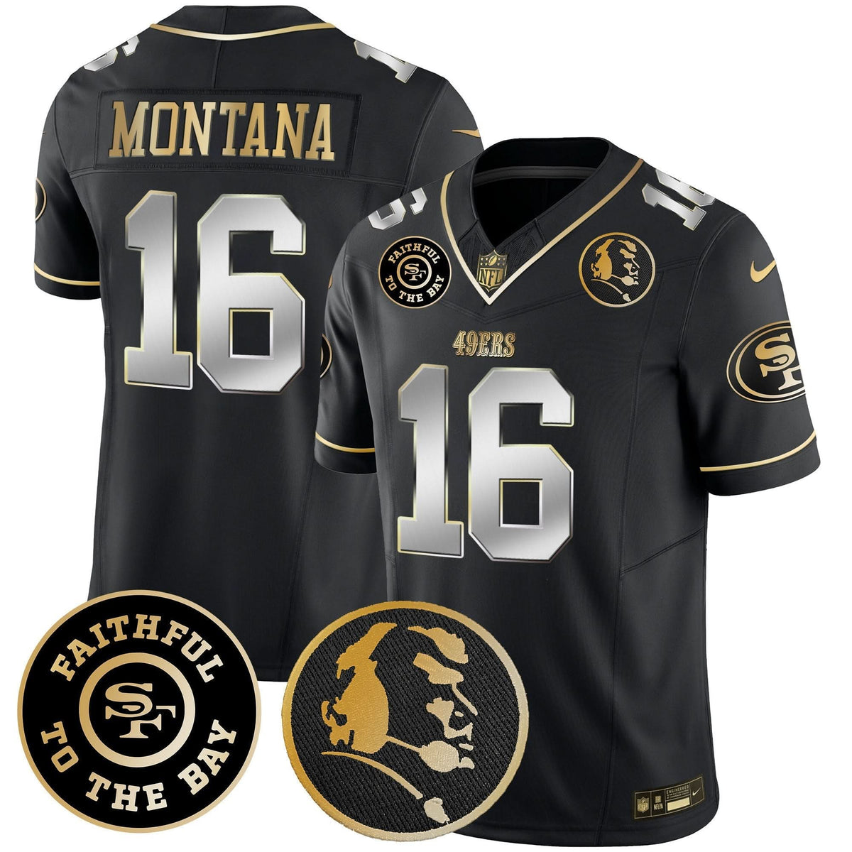 SF Faithful & John Madden Patch Vapor Jersey - image 37