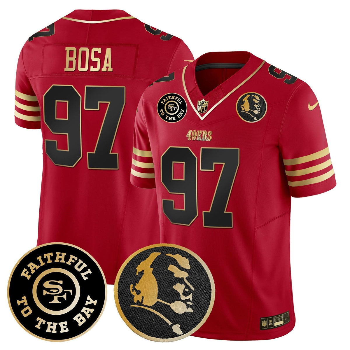 SF Faithful & John Madden Patch Vapor Jersey - image 16