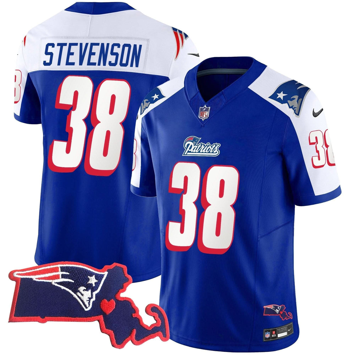 NE 1996 Throwback State Patch Vapor Jersey - image 11