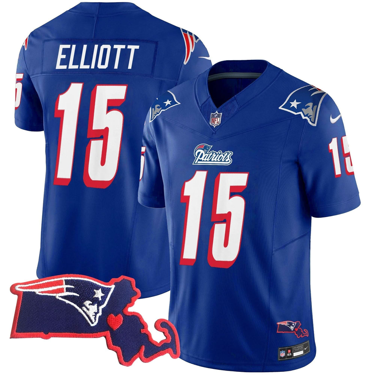 NE 1996 Throwback State Patch Vapor Jersey - image 44