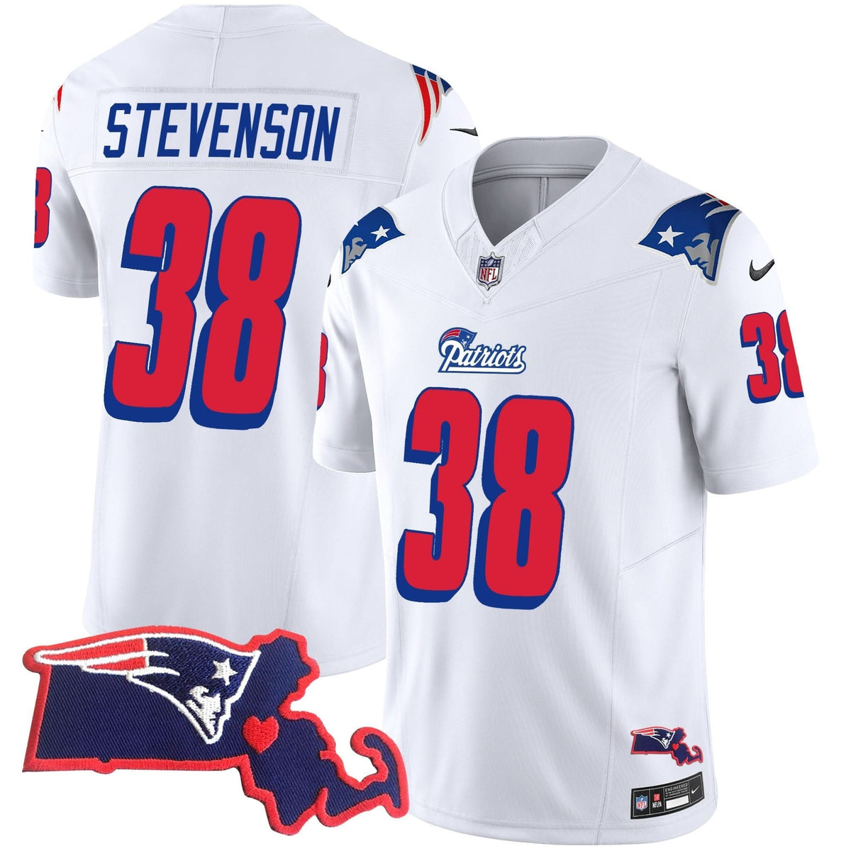 NE 1996 Throwback State Patch Vapor Jersey - image 62