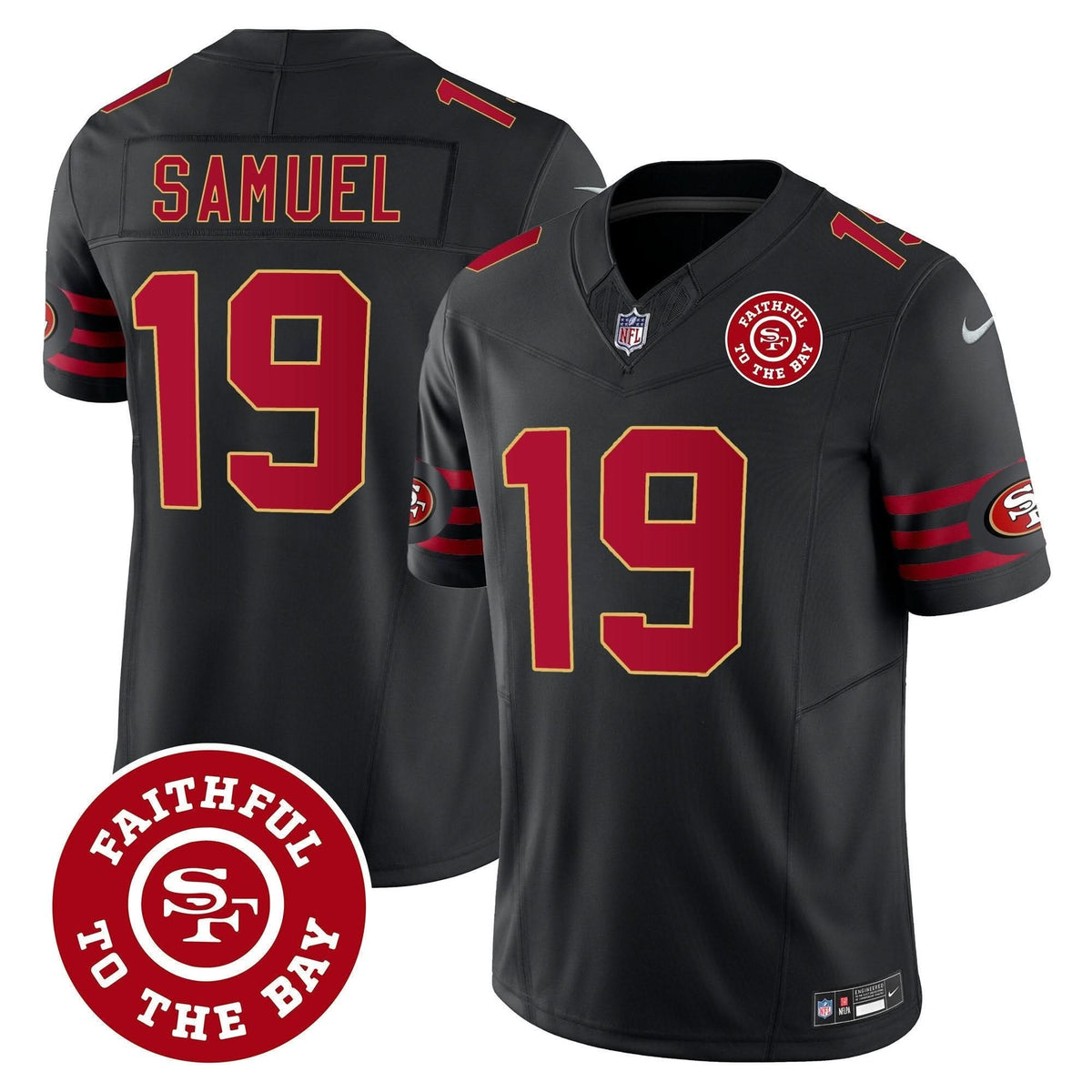 SF Throwback Faithful To The Bay Patch Vapor Limited Jersey - image 32