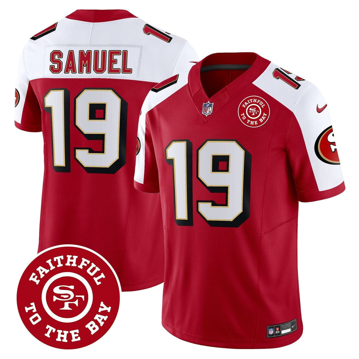SF Throwback Faithful To The Bay Patch Vapor Limited Jersey - image 2