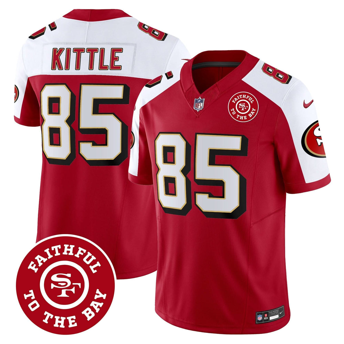 SF Throwback Faithful To The Bay Patch Vapor Limited Jersey - image 55