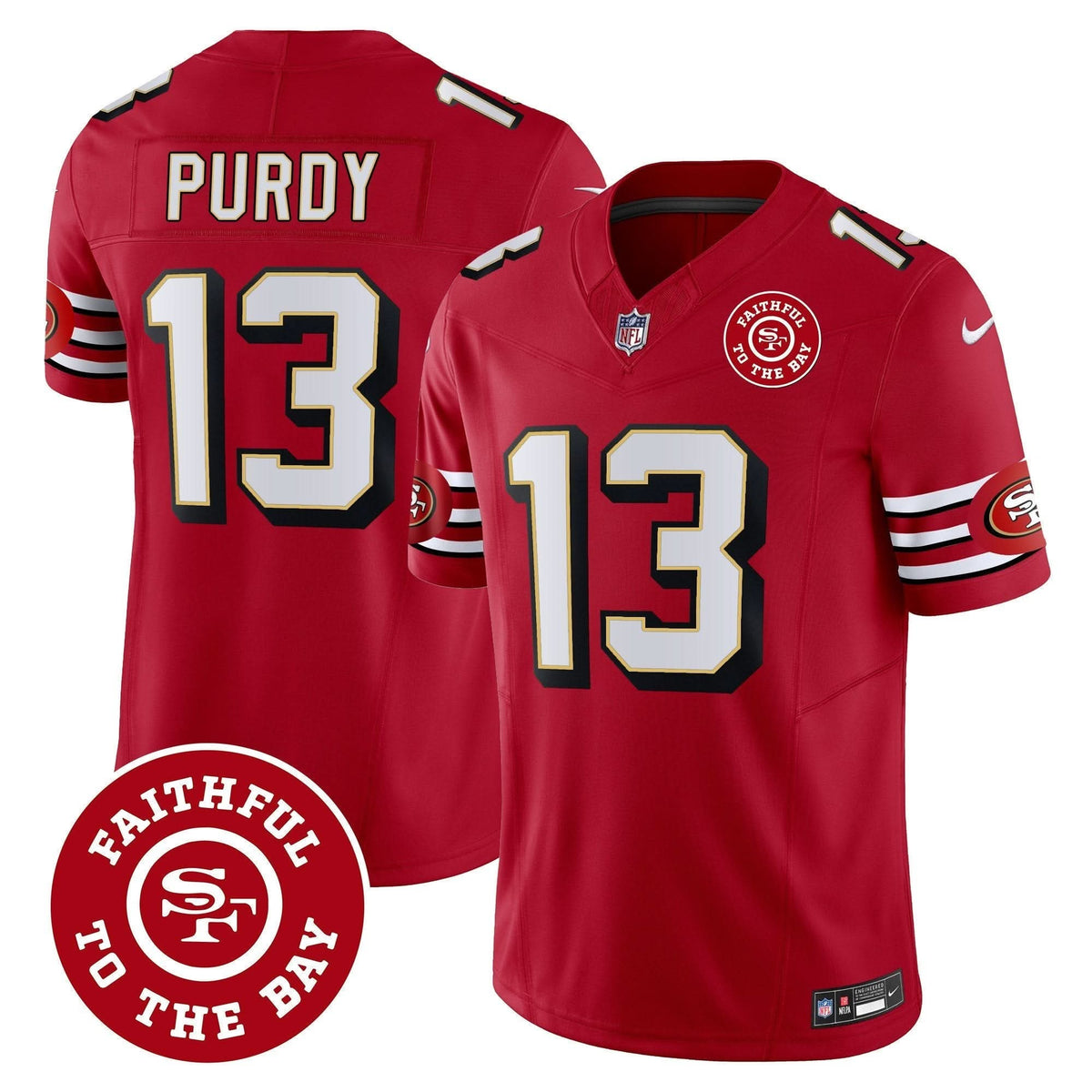 SF Throwback Faithful To The Bay Patch Vapor Limited Jersey - image 13
