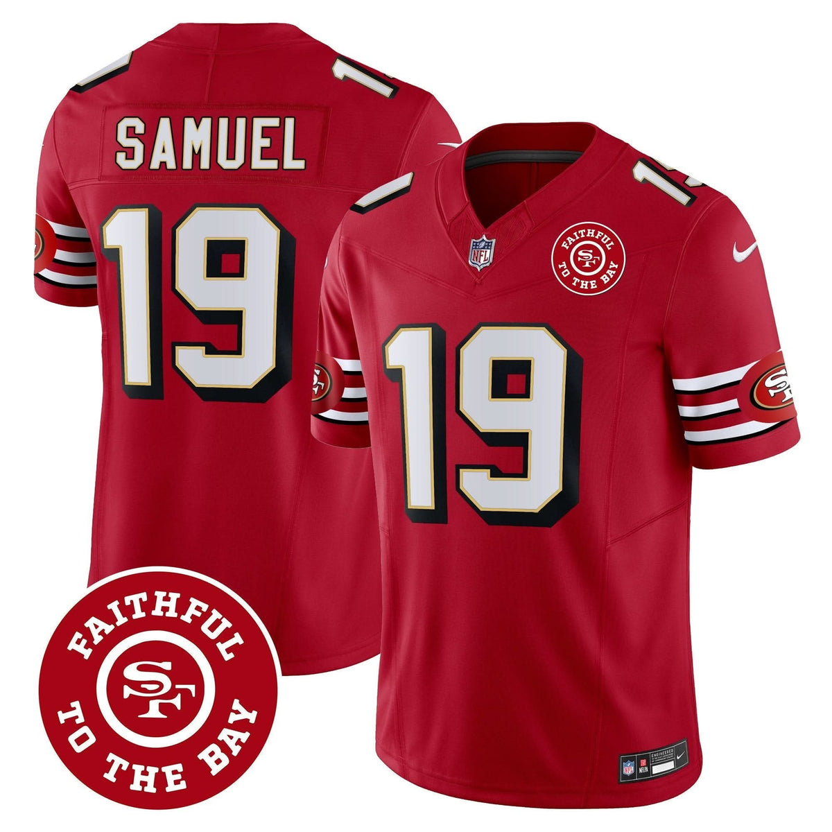 SF Throwback Faithful To The Bay Patch Vapor Limited Jersey - image 12