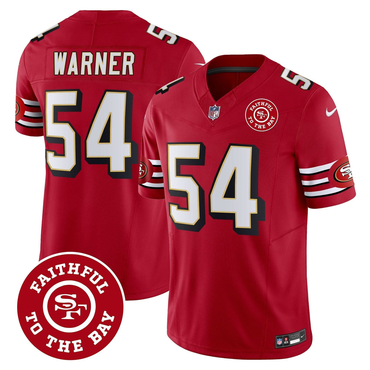SF Throwback Faithful To The Bay Patch Vapor Limited Jersey - image 15