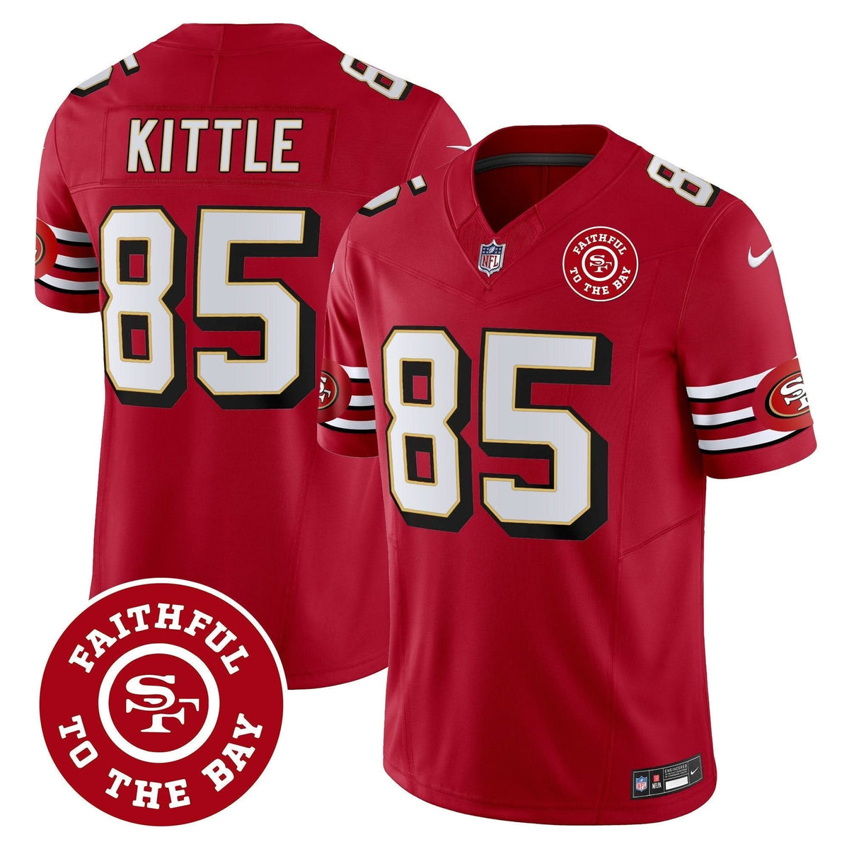 SF Throwback Faithful To The Bay Patch Vapor Limited Jersey - image 14