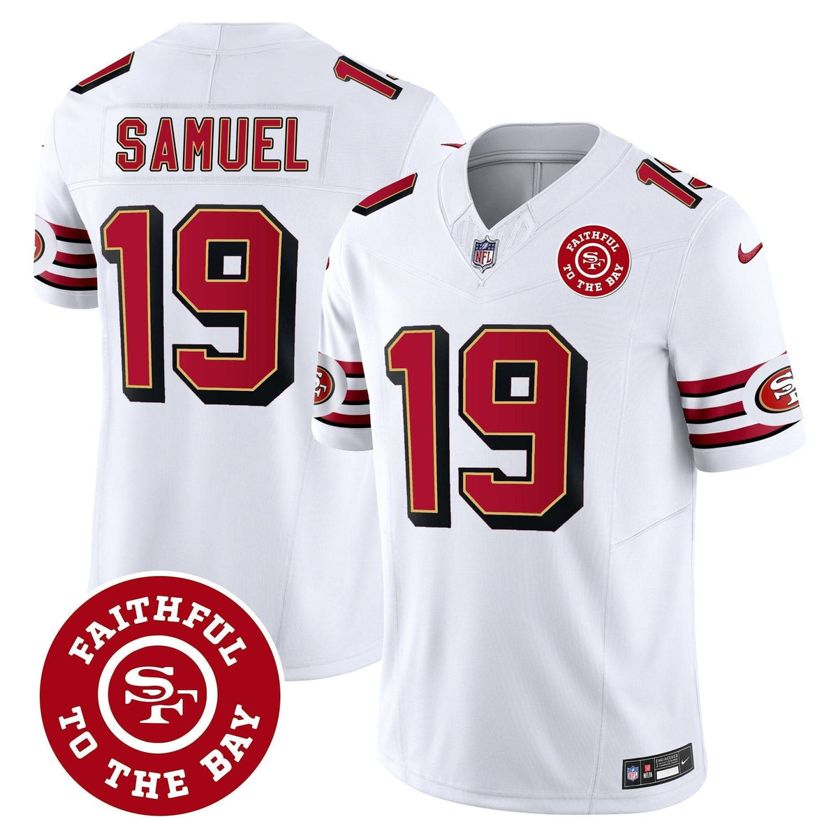 SF Throwback Faithful To The Bay Patch Vapor Limited Jersey - image 22