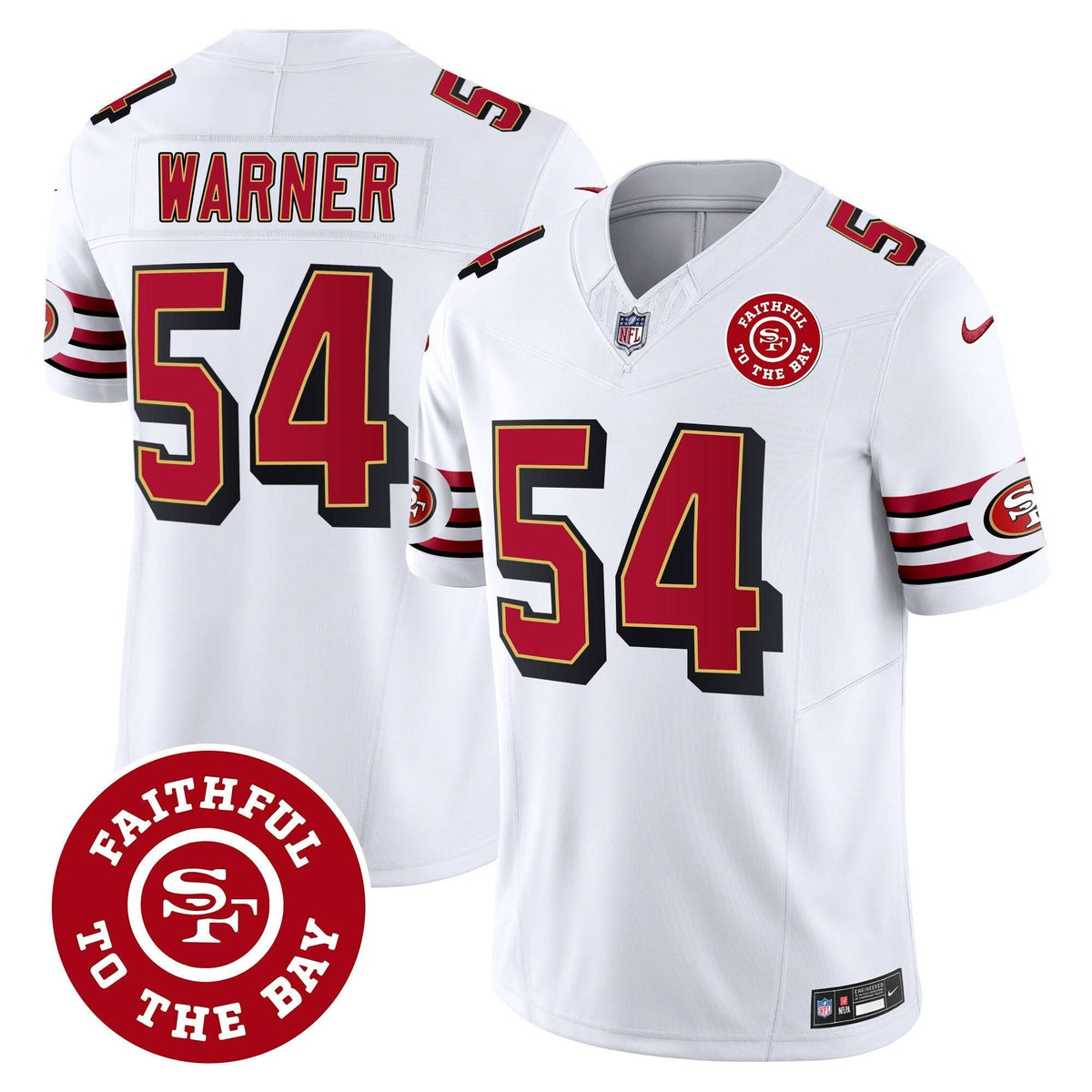 SF Throwback Faithful To The Bay Patch Vapor Limited Jersey - image 61