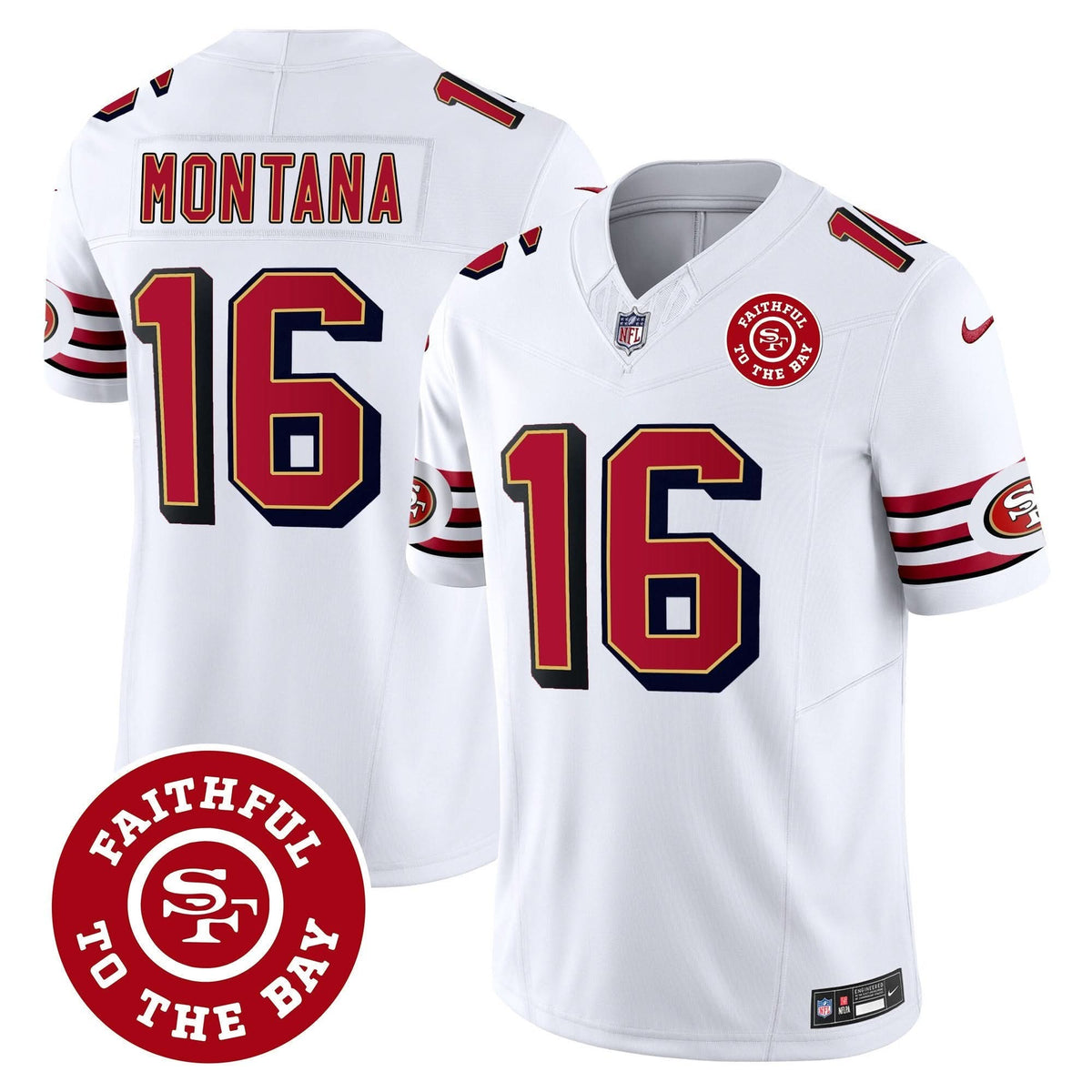 SF Throwback Faithful To The Bay Patch Vapor Limited Jersey - image 65