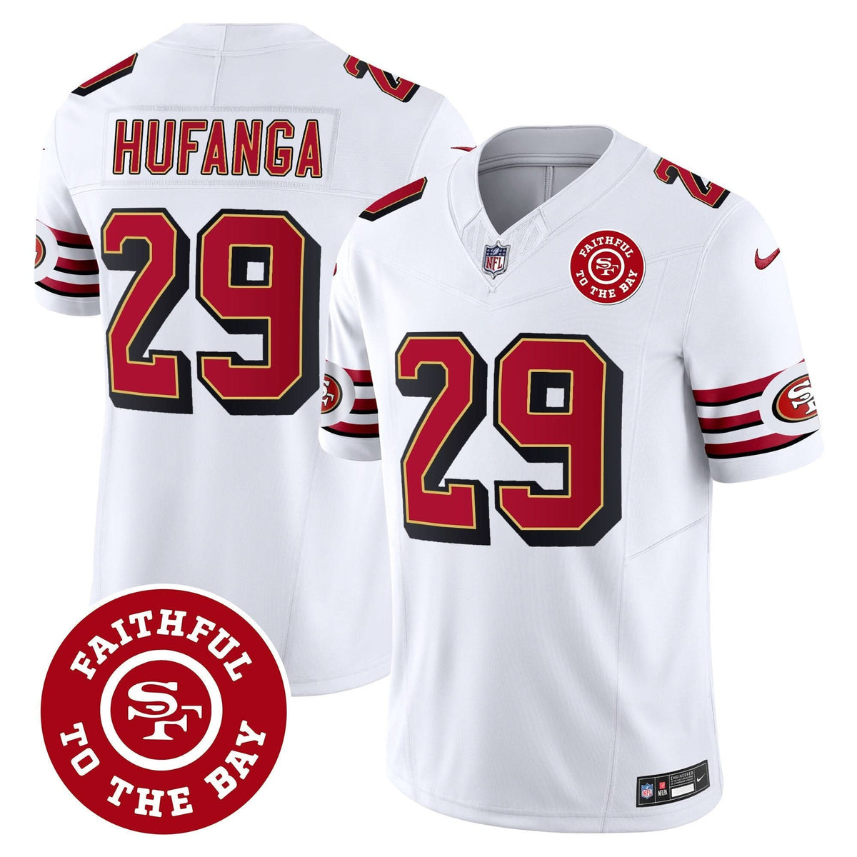 SF Throwback Faithful To The Bay Patch Vapor Limited Jersey - image 67