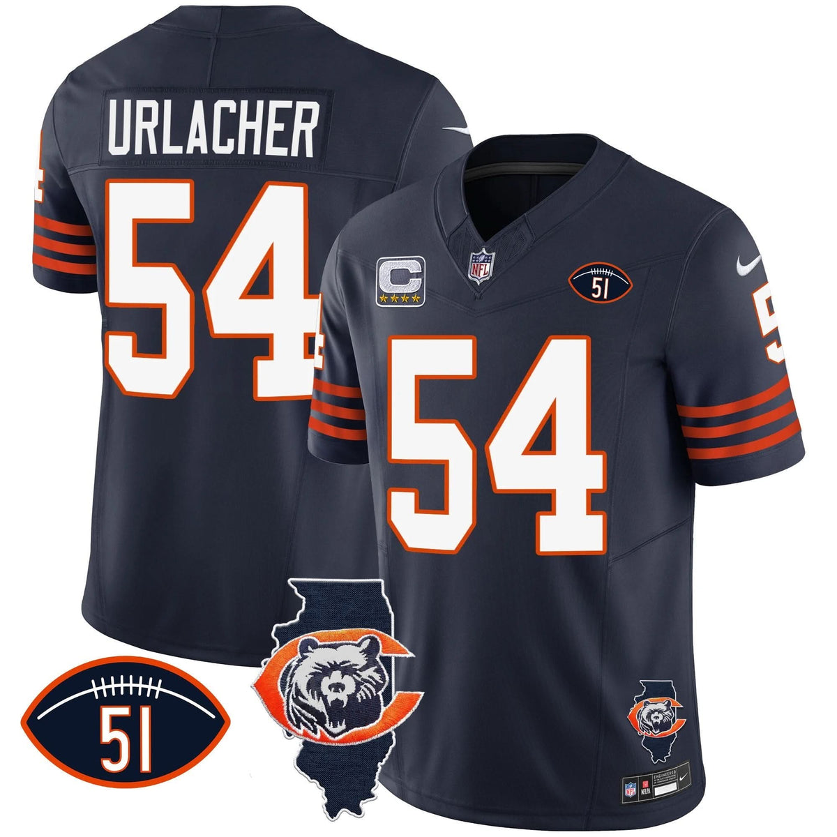 CHI Throwback Illinois Patch Vapor Jersey - image 45