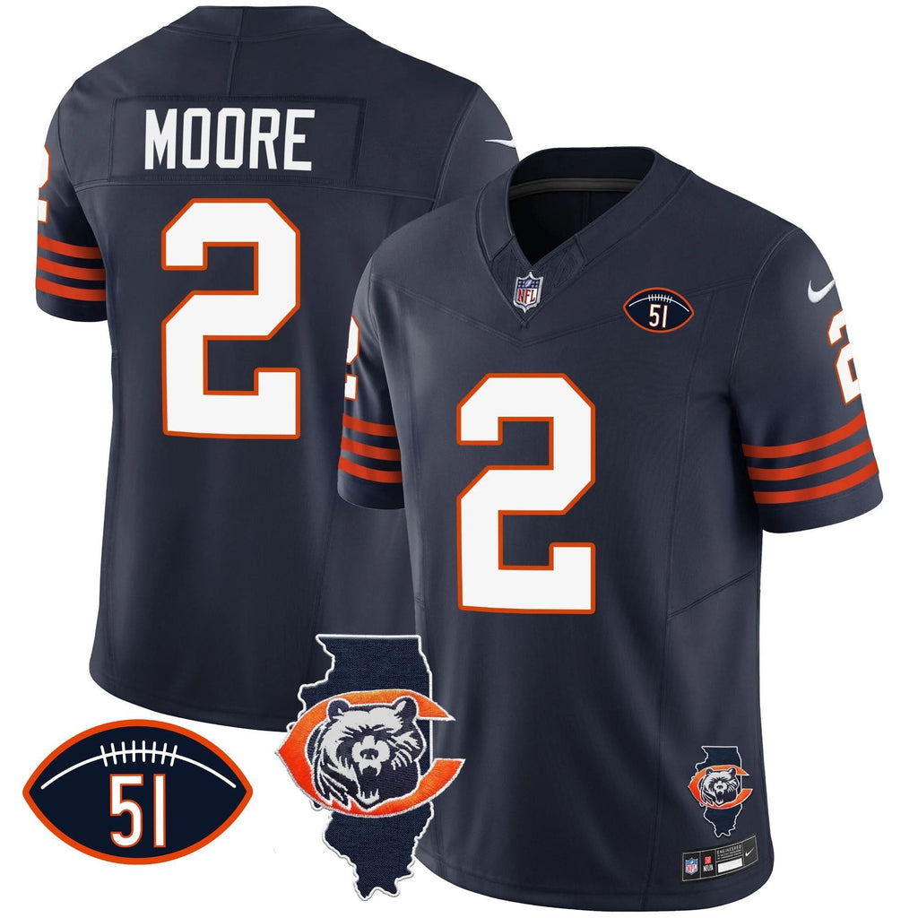 CHI Throwback Illinois Patch Vapor Jersey - image 46