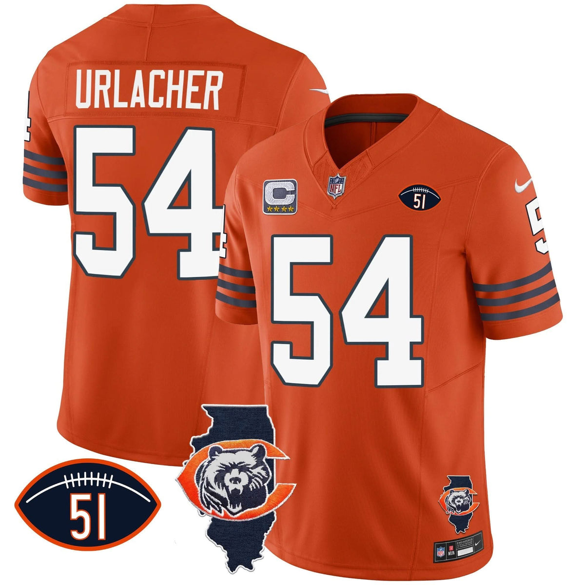 CHI Throwback Illinois Patch Vapor Jersey - image 25