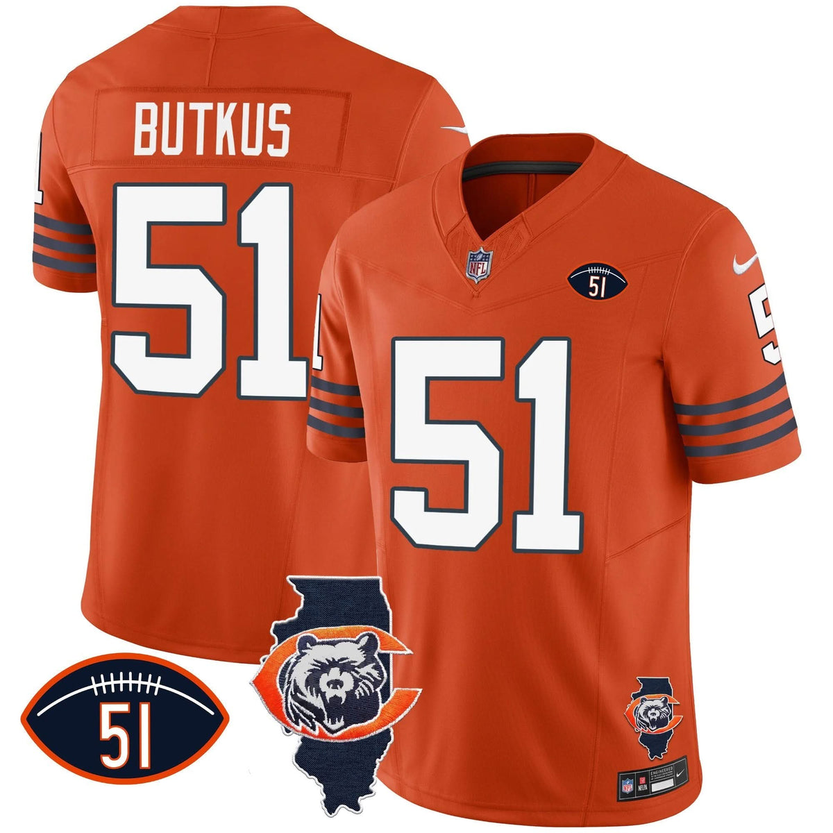 CHI Throwback Illinois Patch Vapor Jersey - image 22