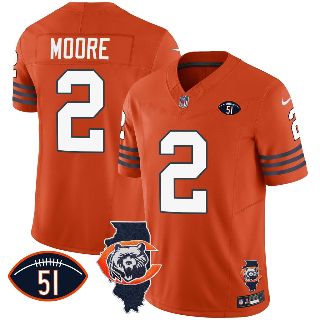 CHI Throwback Illinois Patch Vapor Jersey - image 64