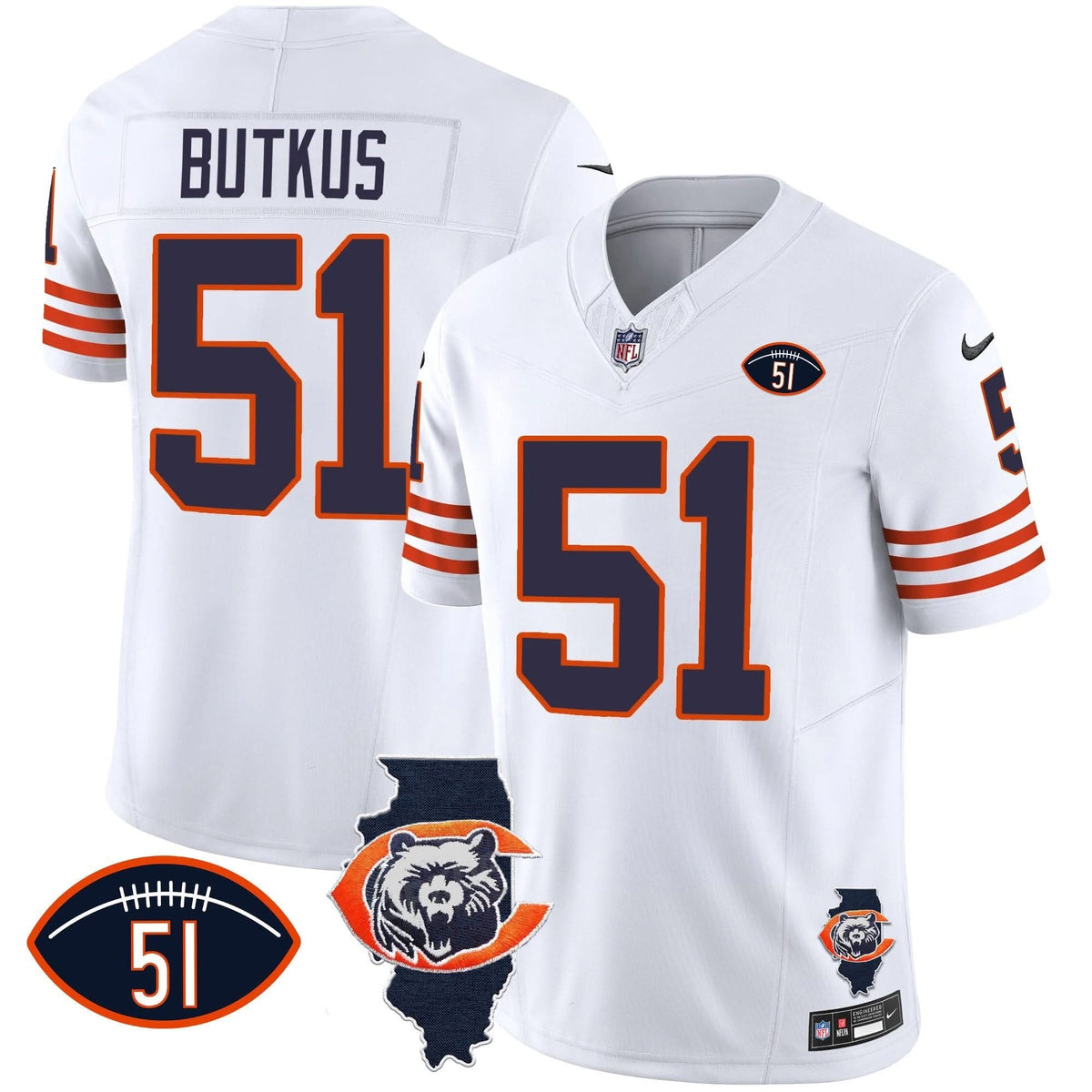 CHI Throwback Illinois Patch Vapor Jersey - image 15