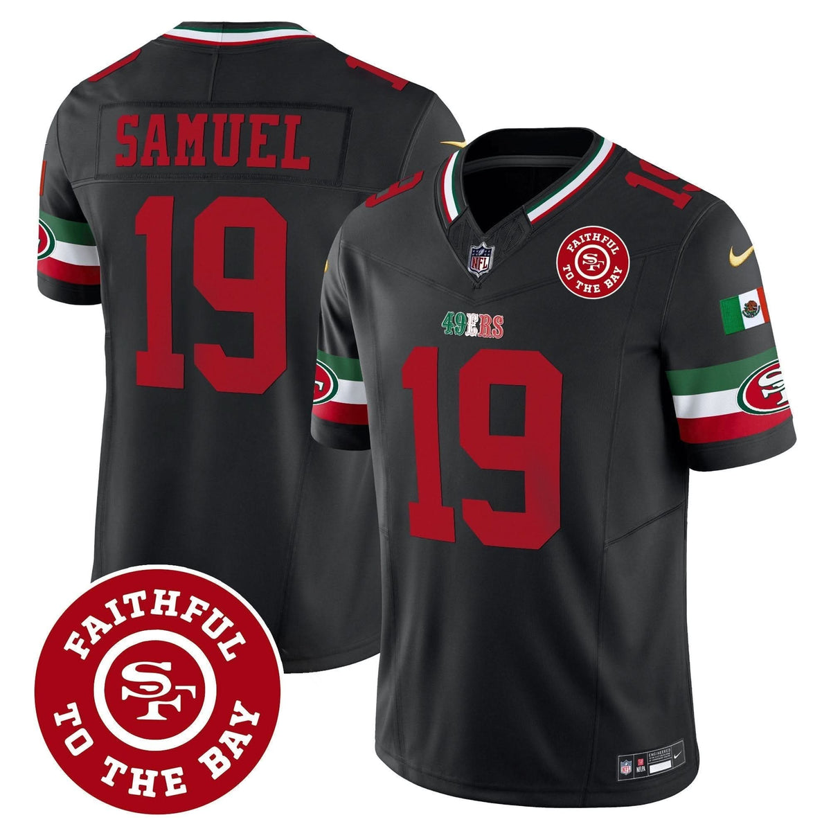SF Mexico Faithful To The Bay Patch Vapor Jersey - image 13