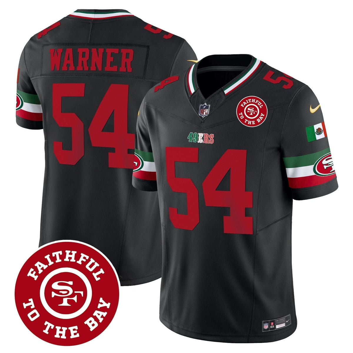 SF Mexico Faithful To The Bay Patch Vapor Jersey - image 11