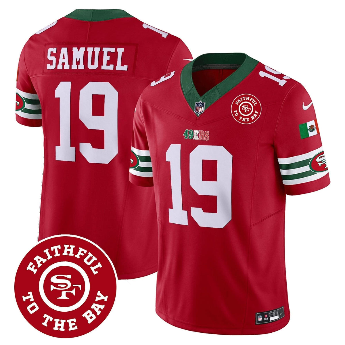 SF Mexico Faithful To The Bay Patch Vapor Jersey - image 23