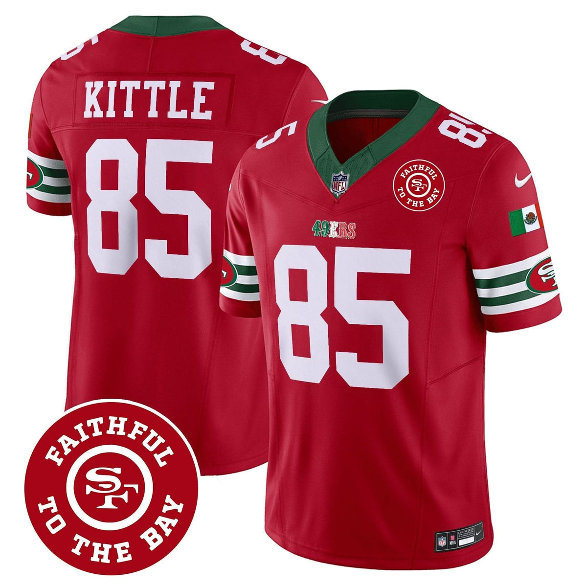 SF Mexico Faithful To The Bay Patch Vapor Jersey - image 25