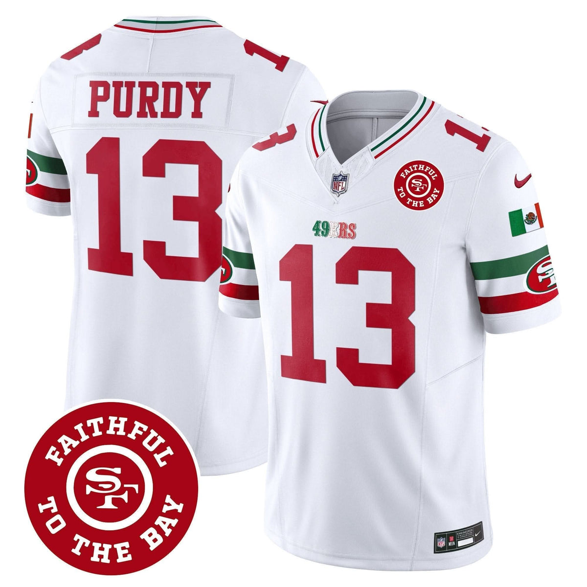 SF Mexico Faithful To The Bay Patch Vapor Jersey - image 4