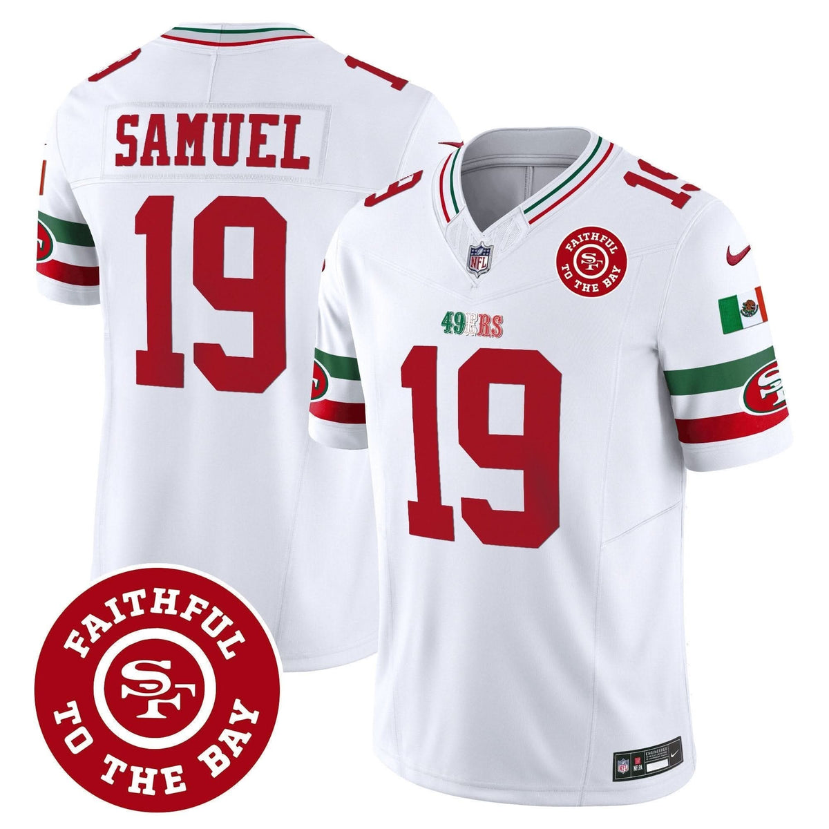 SF Mexico Faithful To The Bay Patch Vapor Jersey - image 3