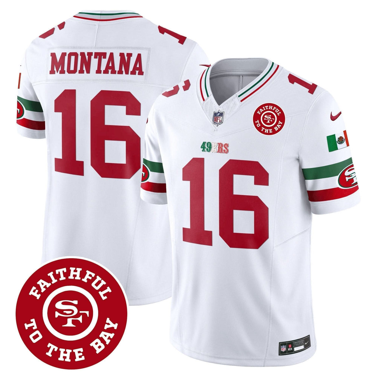 SF Mexico Faithful To The Bay Patch Vapor Jersey - image 8
