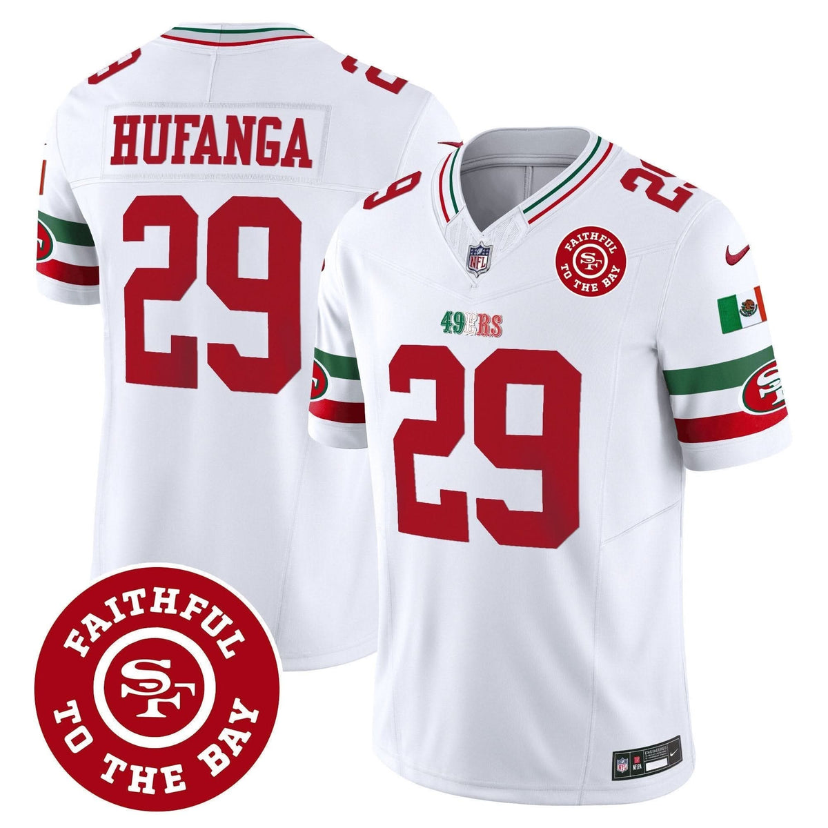 SF Mexico Faithful To The Bay Patch Vapor Jersey - image 10