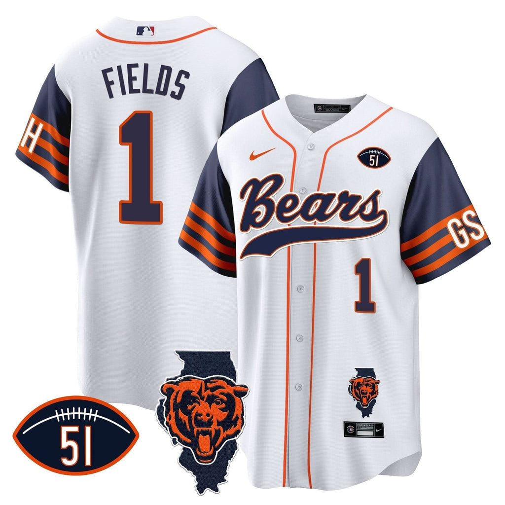 CHI Illinois Patch Baseball Jersey - All Stitched - image 70
