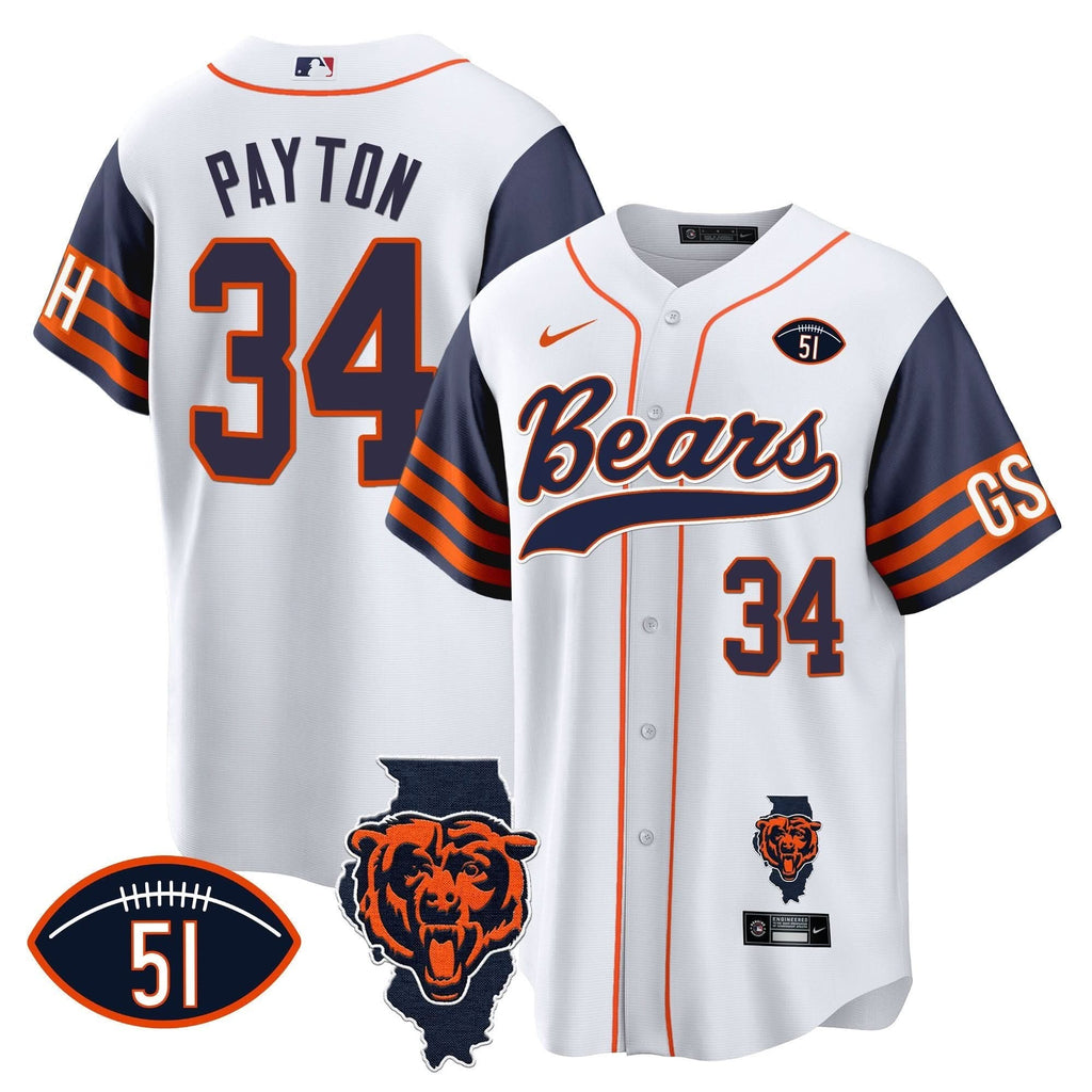 CHI Illinois Patch Baseball Jersey - All Stitched - image 33