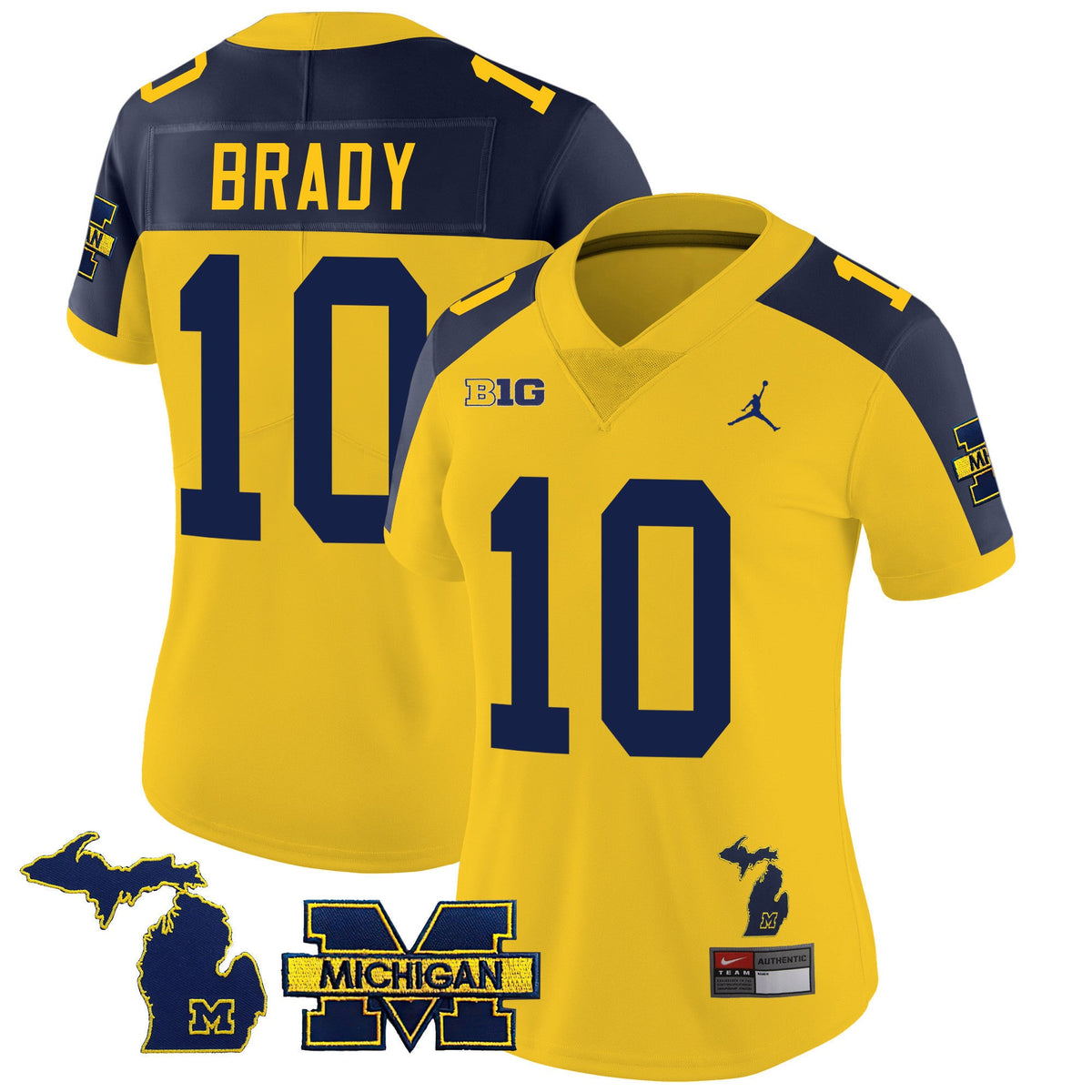 Women's Michigan Wolverines 2023 Special Jersey - All Stitched - image 11