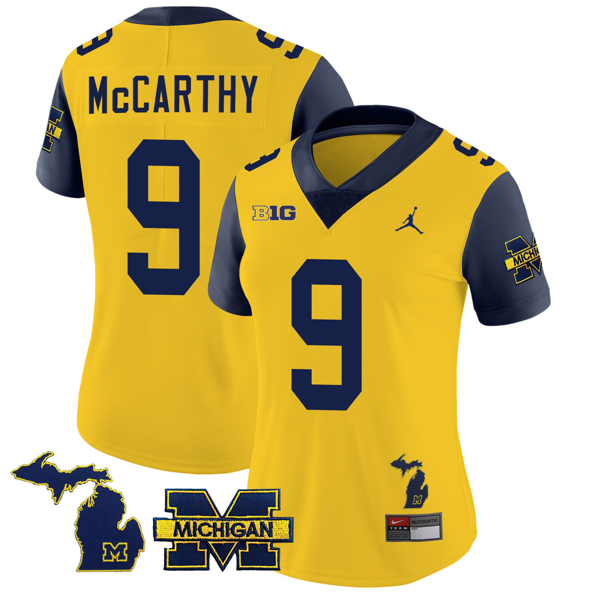 Women's Michigan Wolverines 2023 Special Jersey - All Stitched - image 13