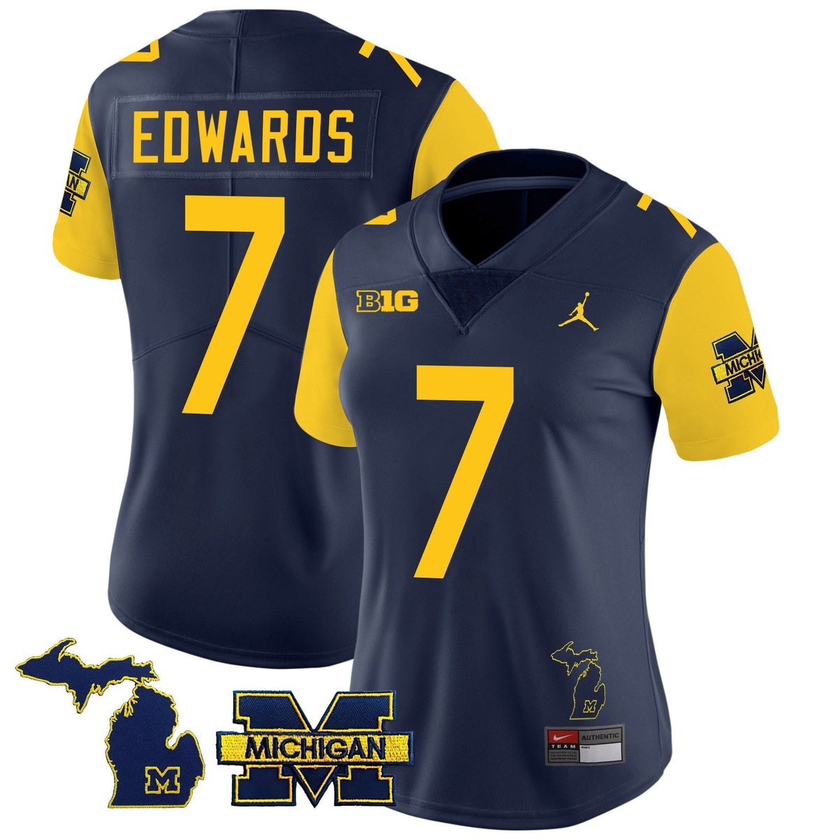 Women's Michigan Wolverines 2023 Special Jersey - All Stitched - image 22