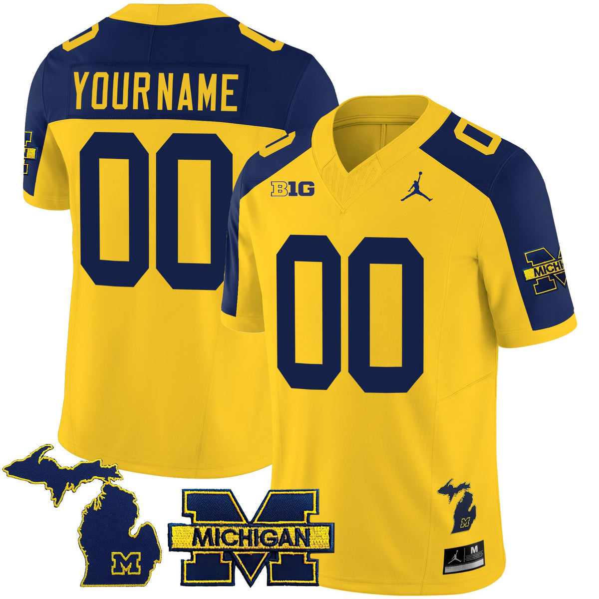 Michigan Wolverines 2024 Special Custom Jersey - All Stitched - image 2