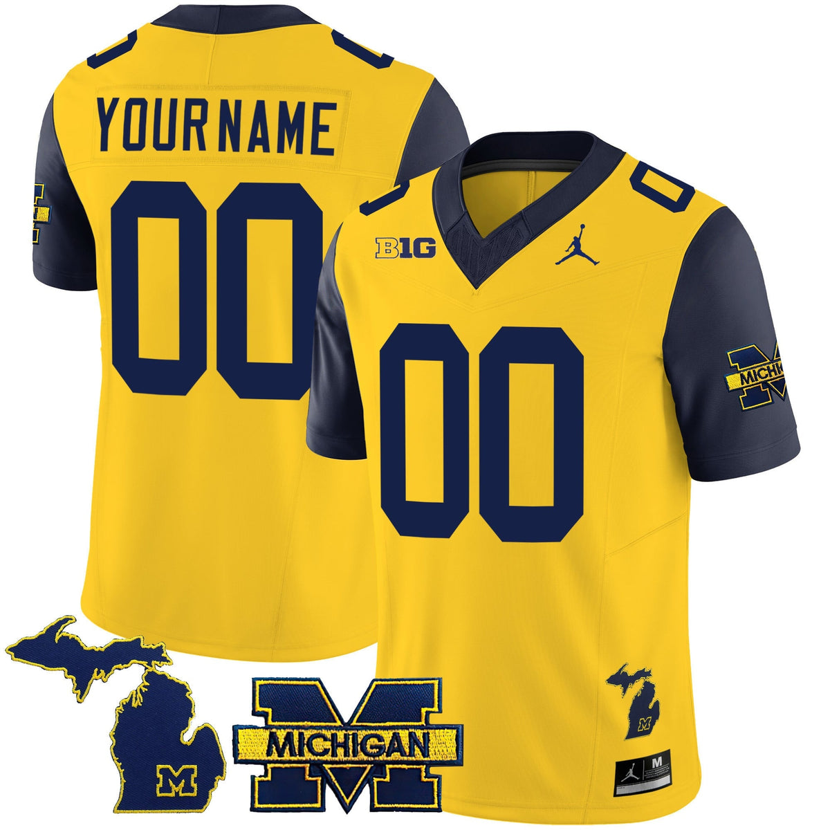Michigan Wolverines 2024 Special Custom Jersey - All Stitched - image 3
