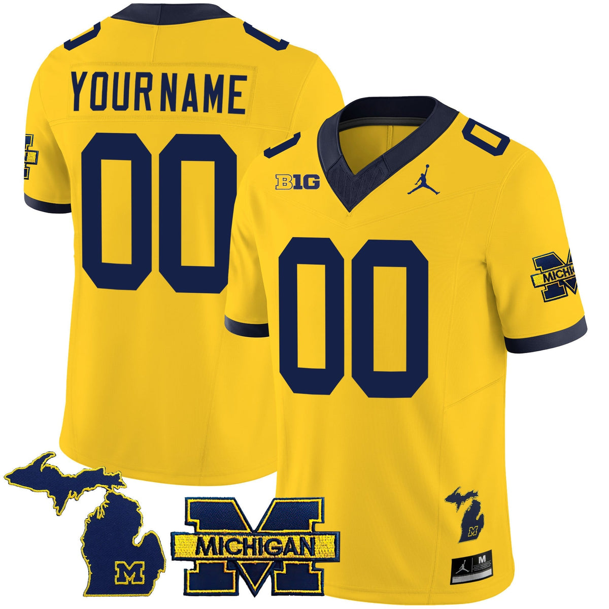 Michigan Wolverines 2024 Special Custom Jersey - All Stitched - image 5