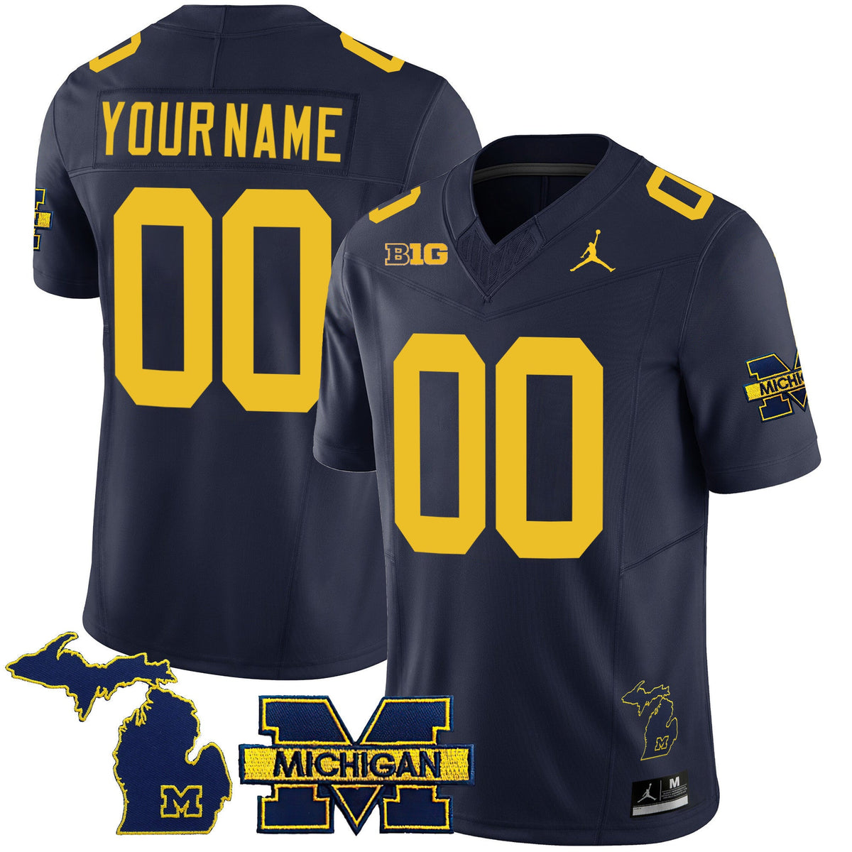 Michigan Wolverines 2024 Special Custom Jersey - All Stitched - image 6