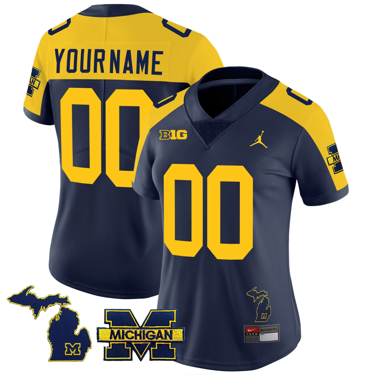 Michigan Wolverines 2024 Special Custom Jersey - All Stitched - image 8